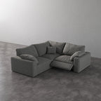CloudLuxe Corner 3-Piece Modular Recliner Sectional