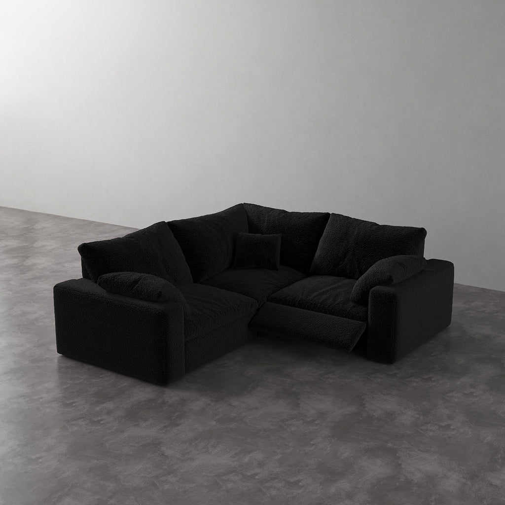 CloudLuxe Corner 3-Piece Modular Recliner Sectional
