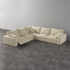 CloudLuxe Corner 5-Piece Modular Recliner Sectional