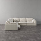 CloudLuxe Corner 5-Piece Modular Recliner Sectional