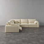 CloudLuxe Corner 5-Piece Modular Recliner Sectional