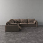 CloudLuxe Corner 5-Piece Modular Recliner Sectional