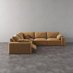 CloudLuxe Corner 5-Piece Modular Recliner Sectional