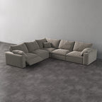 CloudLuxe Corner 5-Piece Modular Recliner Sectional