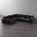 CloudLuxe Corner 5-Piece Modular Recliner Sectional