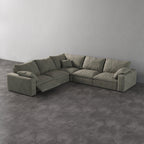 CloudLuxe Corner 5-Piece Modular Recliner Sectional