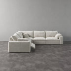 CloudLuxe Corner 5-Piece Modular Recliner Sectional