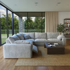 CloudLuxe Corner 5-Piece Modular Recliner Sectional