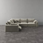 CloudLuxe Corner 5-Piece Modular Recliner Sectional
