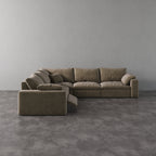 CloudLuxe Corner 5-Piece Modular Recliner Sectional