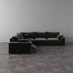 CloudLuxe Corner 5-Piece Modular Recliner Sectional