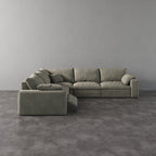 CloudLuxe Corner 5-Piece Modular Recliner Sectional