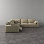 CloudLuxe Corner 5-Piece Modular Recliner Sectional