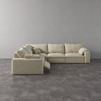 CloudLuxe Corner 5-Piece Modular Recliner Sectional