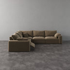 CloudLuxe Corner 5-Piece Modular Recliner Sectional