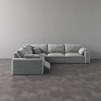 CloudLuxe Corner 5-Piece Modular Recliner Sectional