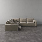 CloudLuxe Corner 5-Piece Modular Recliner Sectional