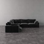 CloudLuxe Corner 5-Piece Modular Recliner Sectional