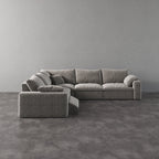 CloudLuxe Corner 5-Piece Modular Recliner Sectional