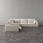 CloudLuxe Corner 5-Piece Modular Recliner Sectional