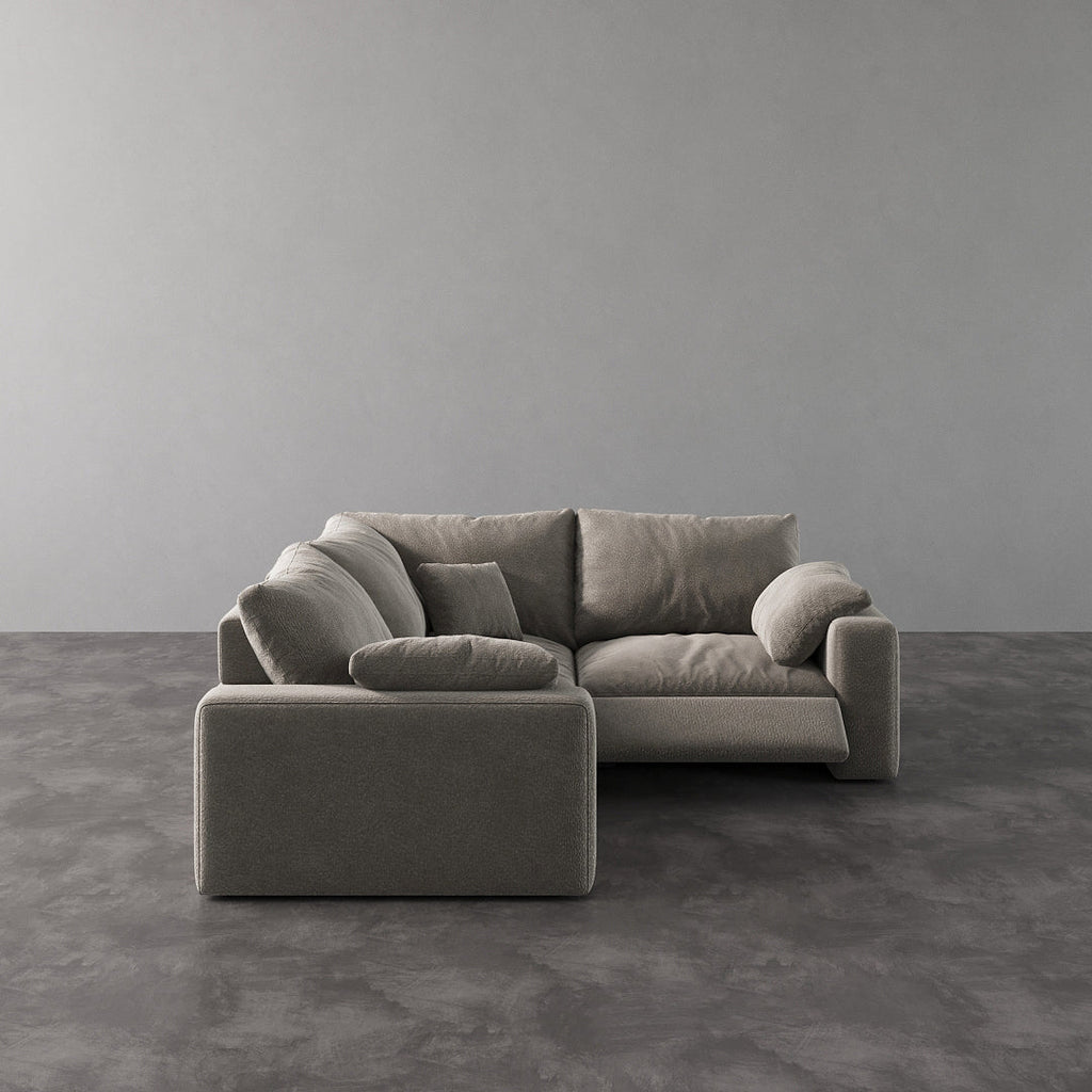 CloudLuxe Corner 3-Piece Modular Recliner Sectional