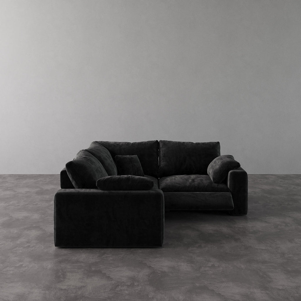 CloudLuxe Corner 3-Piece Modular Recliner Sectional