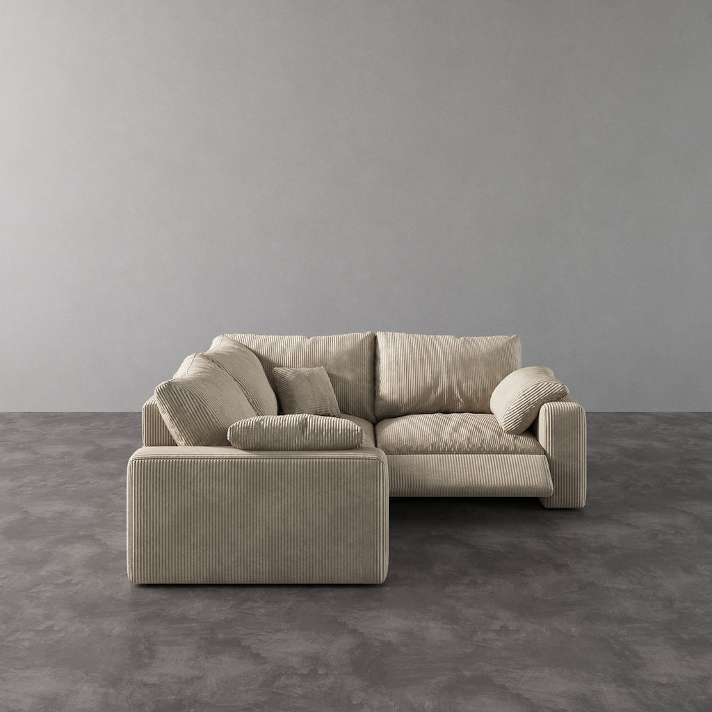 CloudLuxe Corner 3-Piece Modular Recliner Sectional