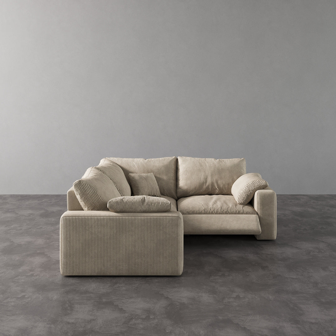 CloudLuxe Corner 3-Piece Modular Recliner Sectional