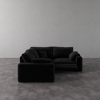 CloudLuxe Corner 3-Piece Modular Recliner Sectional-Bouclé
