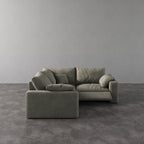 CloudLuxe Corner 3-Piece Modular Recliner Sectional-Corduroy