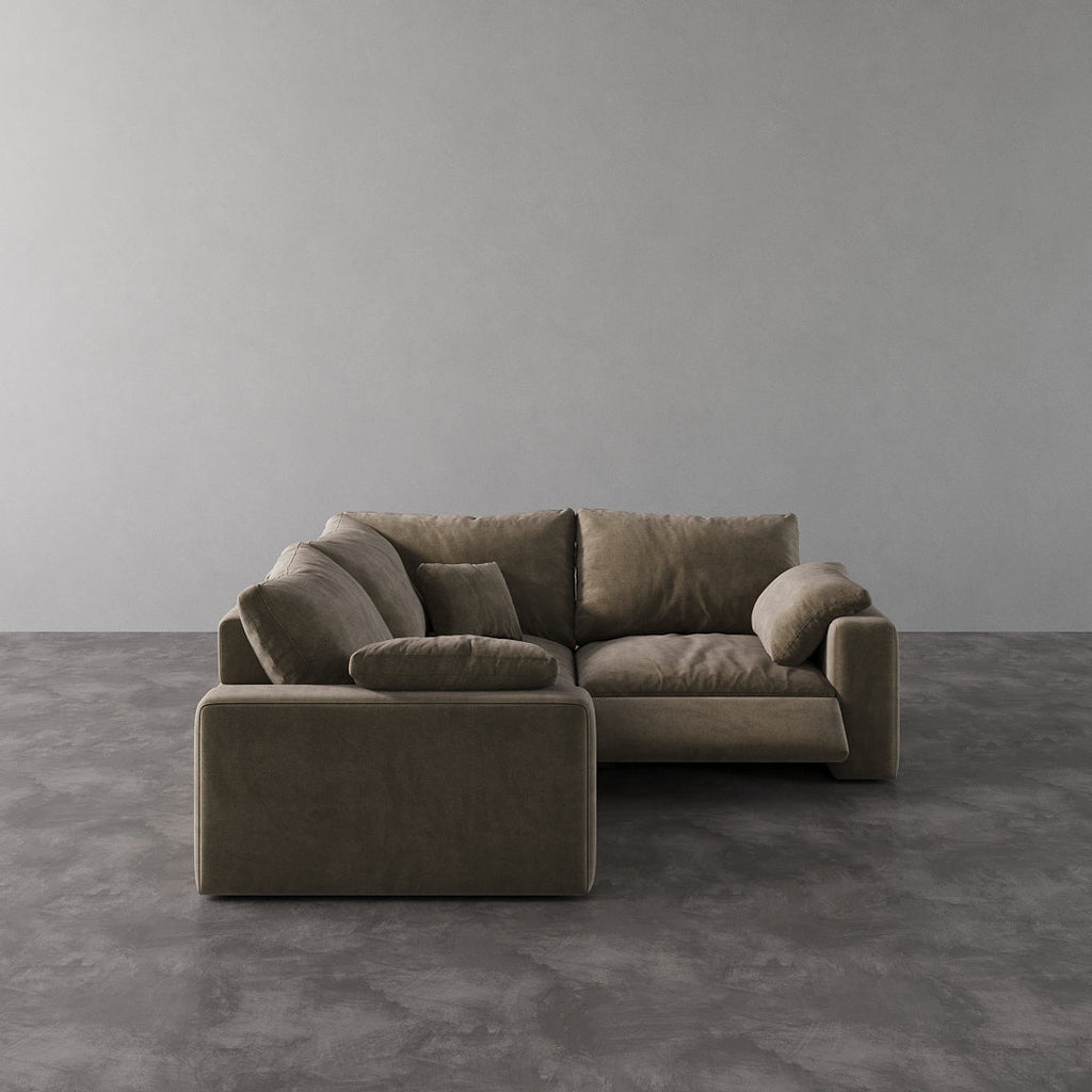 CloudLuxe Corner 3-Piece Modular Recliner Sectional