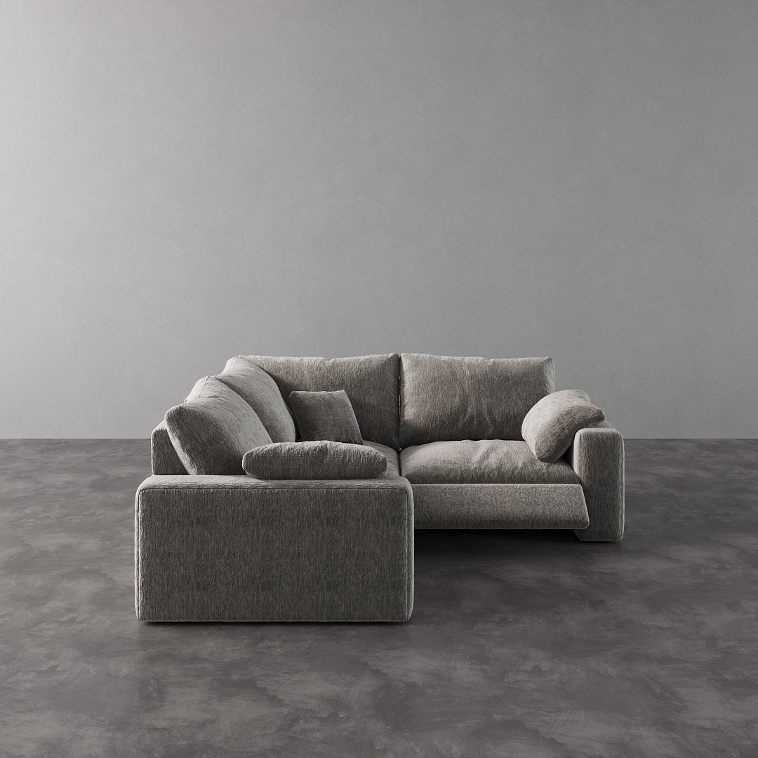 CloudLuxe Corner 3-Piece Modular Recliner Sectional