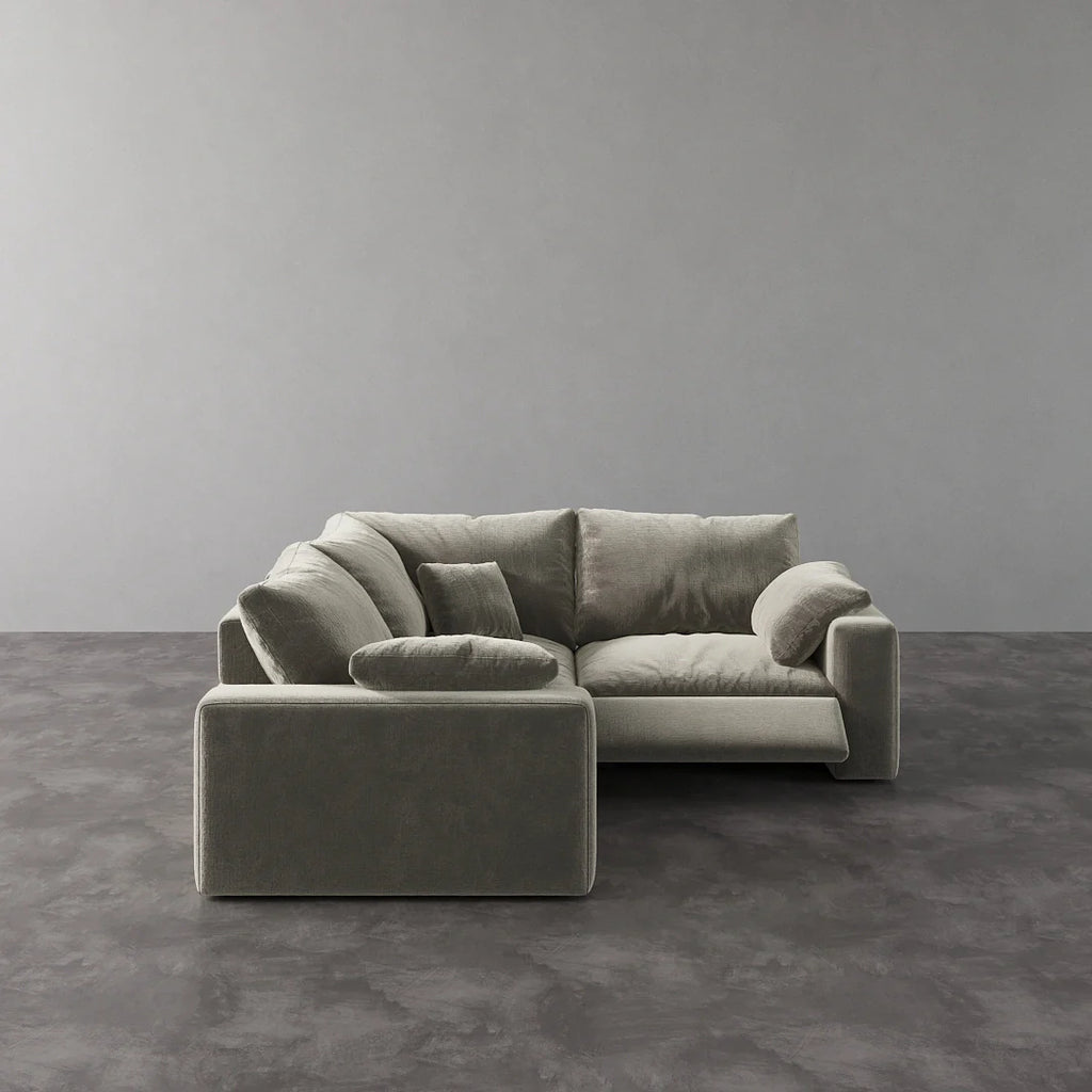 CloudLuxe Corner 3-Piece Modular Recliner Sectional