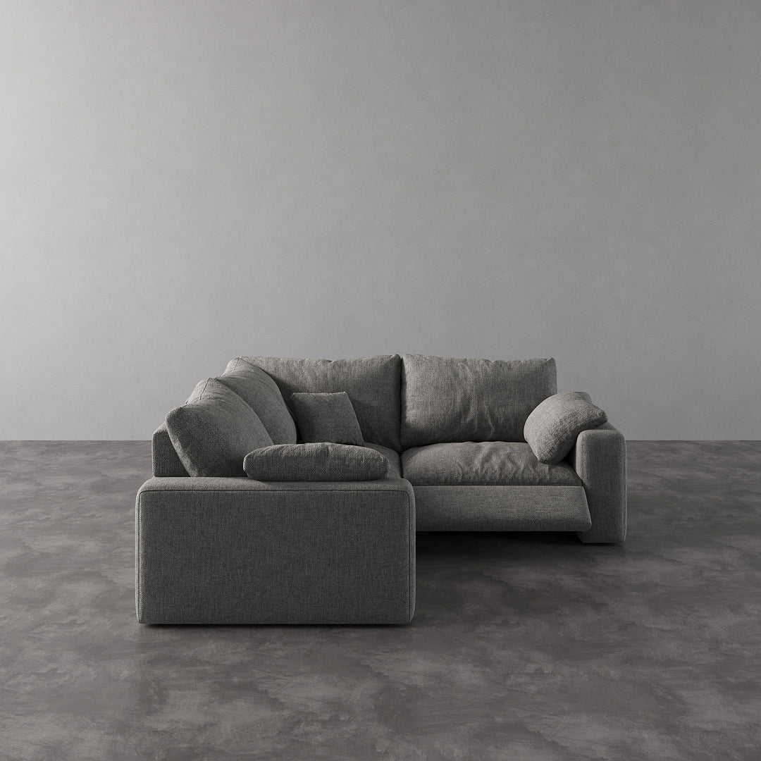 CloudLuxe Corner 3-Piece Modular Recliner Sectional