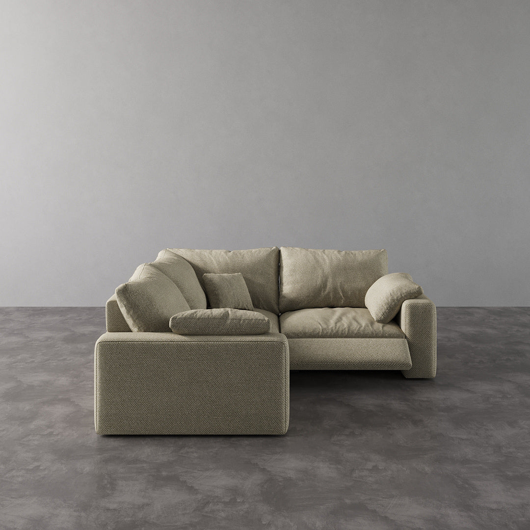 CloudLuxe Corner 3-Piece Modular Recliner Sectional