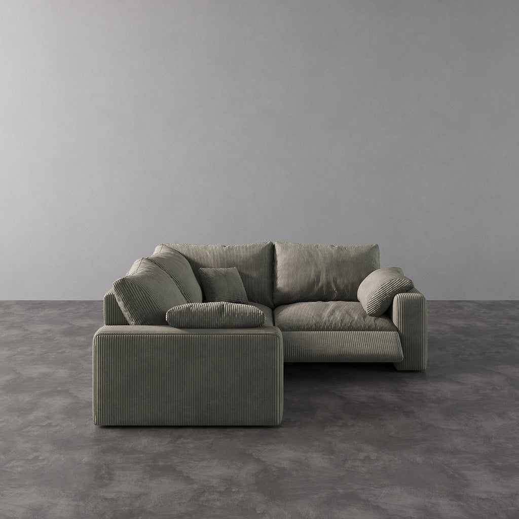 CloudLuxe Corner 3-Piece Modular Recliner Sectional