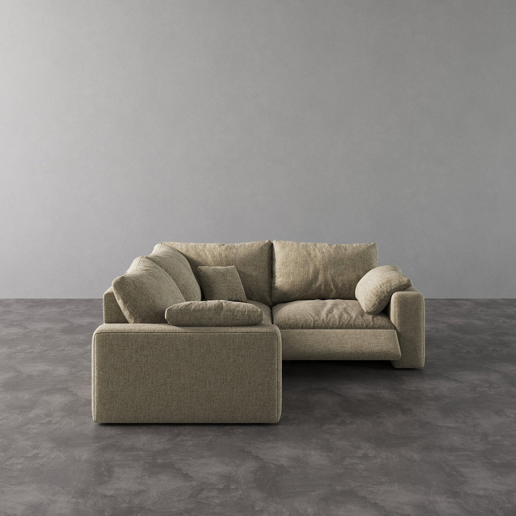 CloudLuxe Corner 3-Piece Modular Recliner Sectional