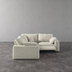 CloudLuxe Corner 3-Piece Modular Recliner Sectional-Velvet