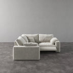 CloudLuxe Corner 3-Piece Modular Recliner Sectional-Velvet