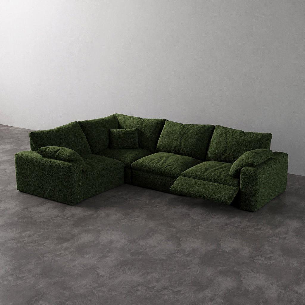 CloudLuxe L-Shape 4-Piece Modular Recliner Sectional