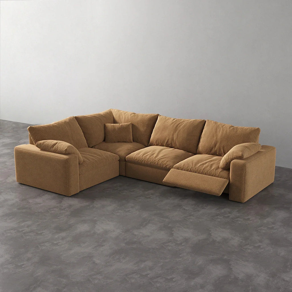 CloudLuxe L-Shape 4-Piece Modular Recliner Sectional