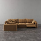 CloudLuxe L-Shape 4-Piece Modular Recliner Sectional