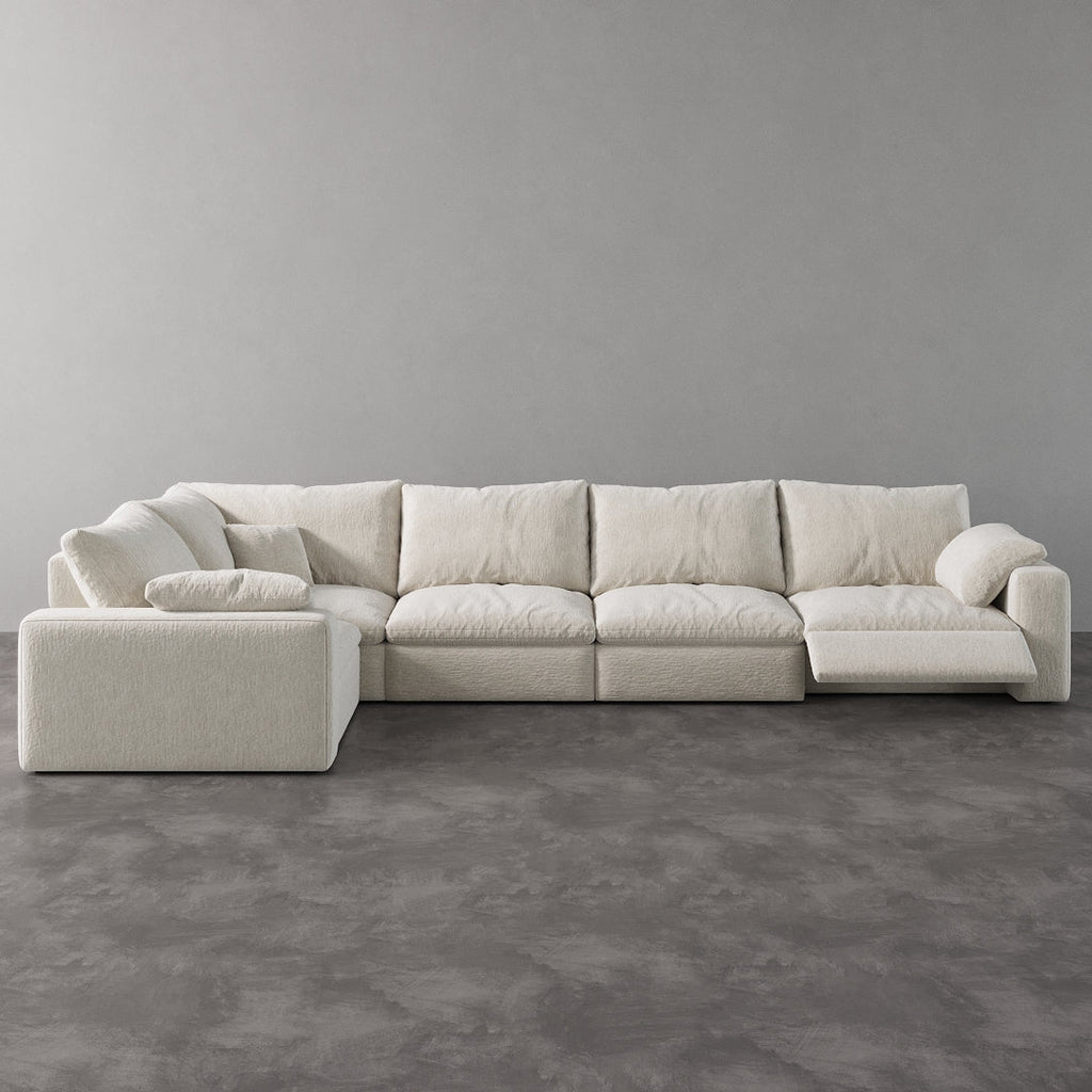 CloudLuxe L-Shape 5-Piece Modular Recliner Sectional