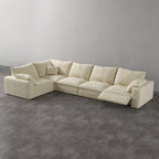 CloudLuxe L-Shape 5-Piece Modular Recliner Sectional