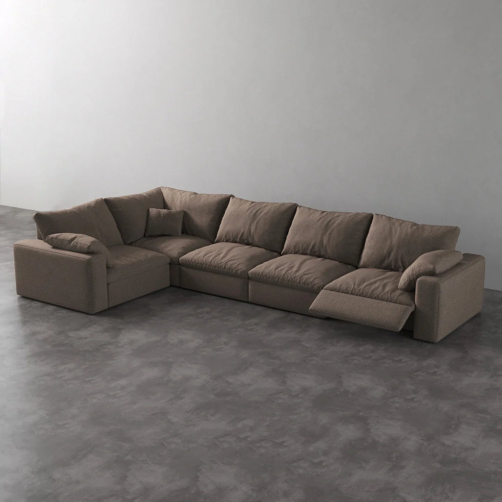 CloudLuxe L-Shape 5-Piece Modular Recliner Sectional