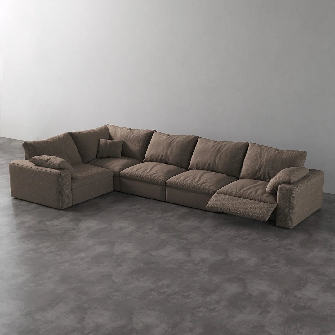 CloudLuxe L-Shape 5-Piece Modular Recliner Sectional