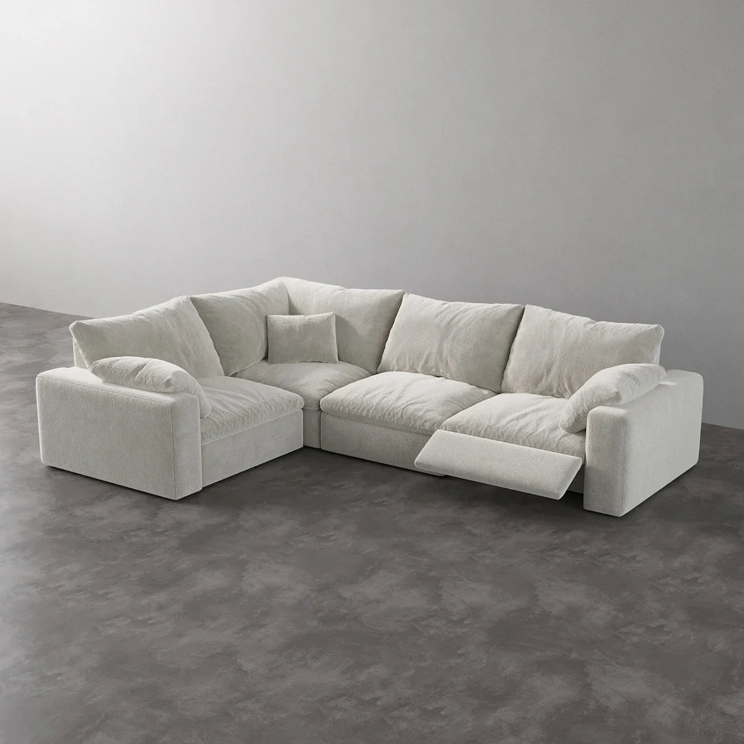 CloudLuxe L-Shape 4-Piece Modular Recliner Sectional