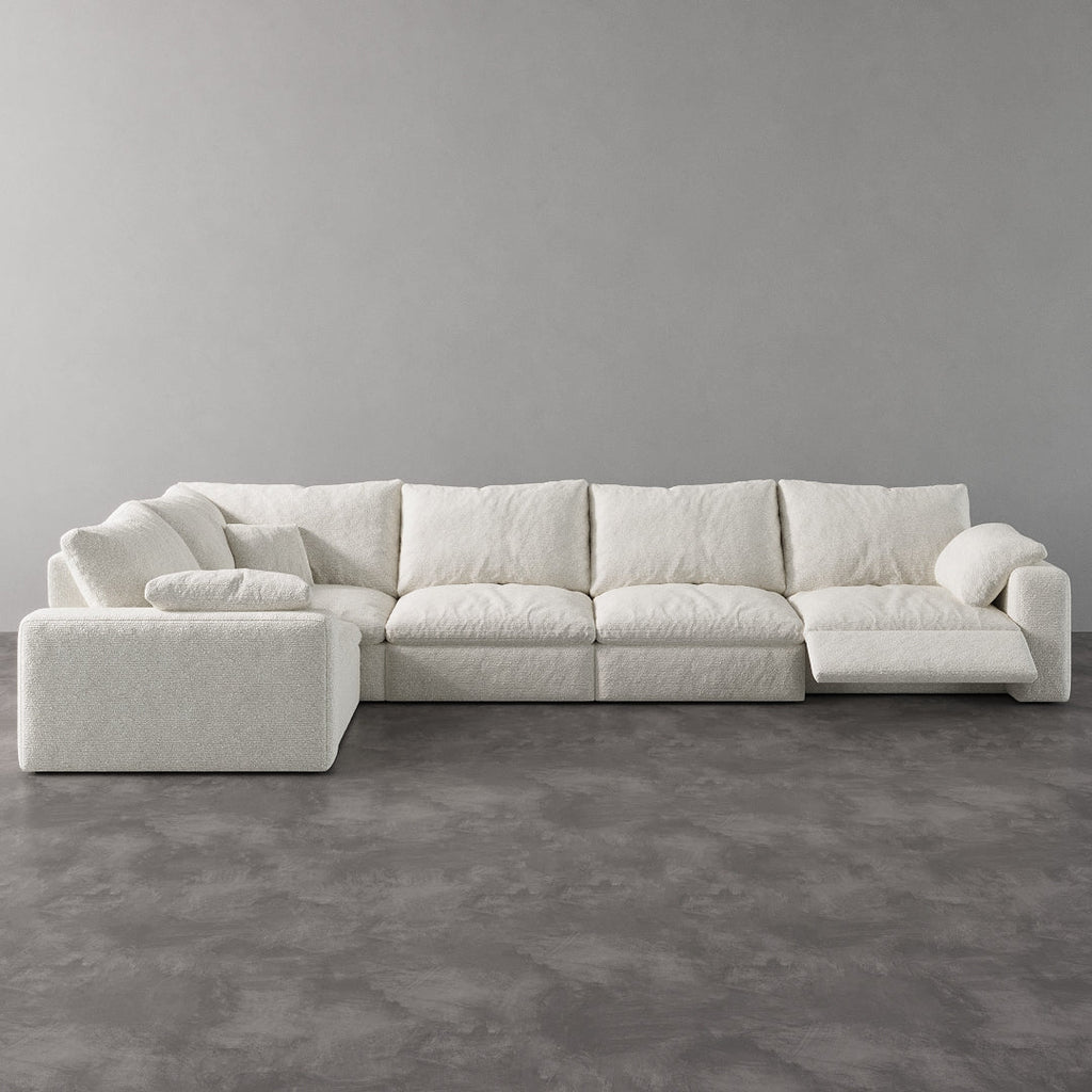 CloudLuxe L-Shape 5-Piece Modular Recliner Sectional