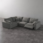 CloudLuxe L-Shape 4-Piece Modular Recliner Sectional
