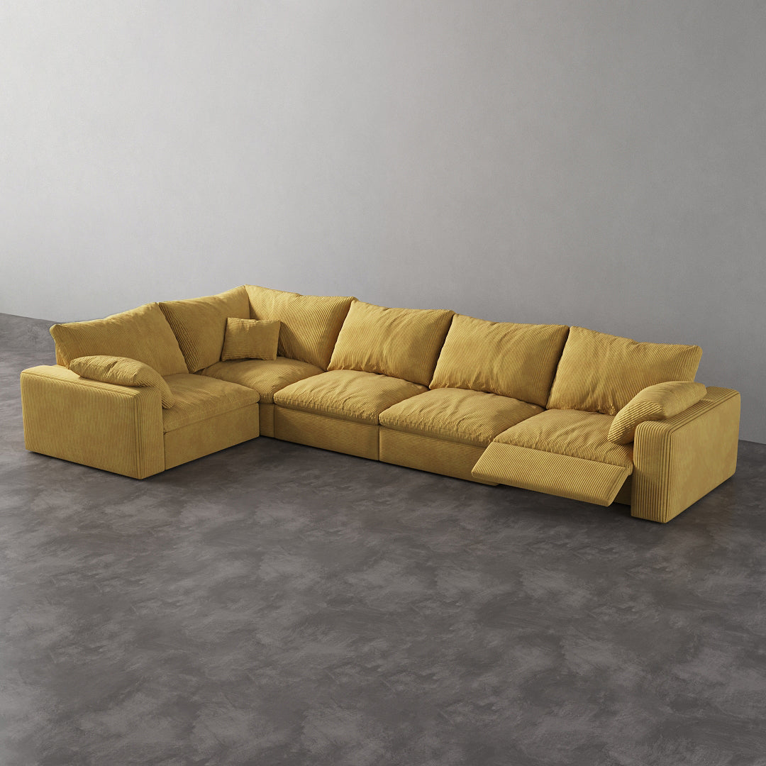 CloudLuxe L-Shape 5-Piece Modular Recliner Sectional